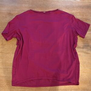 Lululemon Magenta Short Sleeve Tee Size 8